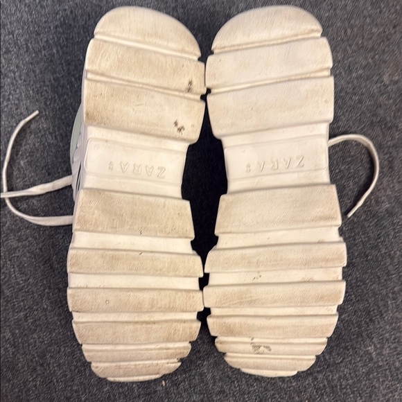 Zara White and Gray Athletic Shoes - Picture 6 of 6